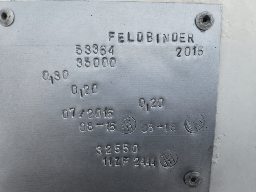 Cysterna cementowóz Feldbinder EUT 35.3